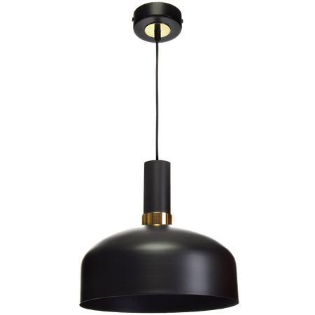 Milagro - Lampa wisząca MALMO BLACK/GOLD 1xE27