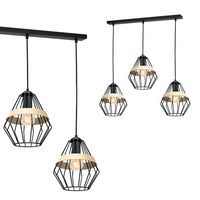 Milagro - Lampa wisząca CLIFF BLACK 3xE27