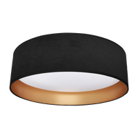 Milagro - Plafoniera RONDO BLACK 18W LED