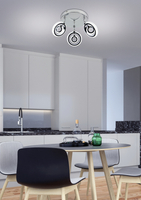 CELT LAMPA SUFITOWA PLAFON 3X6W LED CHROM 3000K