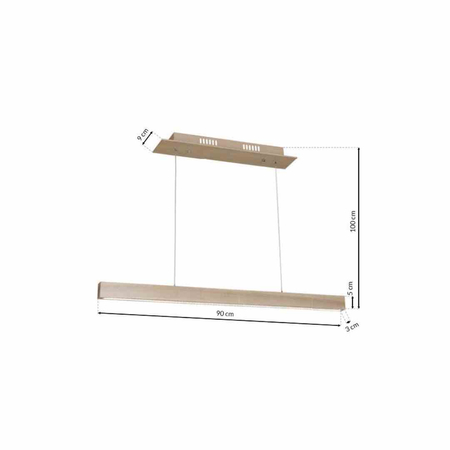 Lampa Wisząca TIMBER 18W LED
