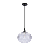 LAMPA WISZĄCA EXETER 240mm 1 CZARNY