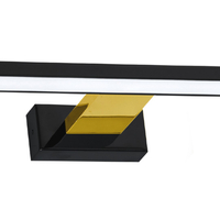 Milagro - Kinkiet SHINE BLACK/GOLD 60cm 13,8W LED