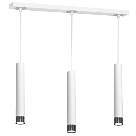 Milagro - Lampa wisząca DANI WHITE/CHROME 3xGU10