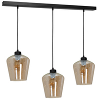 Milagro - Lampa wisząca SANTIAGO AMBER 3xE27