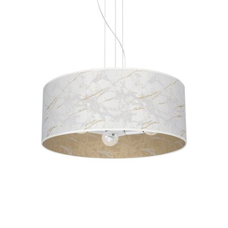 Milagro - Lampa wisząca SENSO White/Gold 3xE27