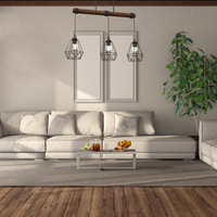 Milagro - Lampa wisząca ACERO 3xE27