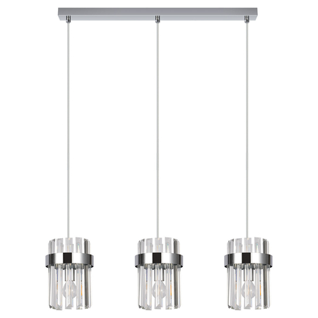 Lampa wisząca Vetro chrom 3xE14