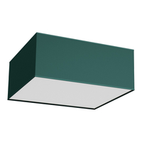 Milagro - Lampa sufitowa VERDE GREEN kwadrat 3xE27 50cm