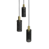 Lampa wisząca Tirana 3 czarna 3xE27