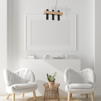 Milagro - Lampa wisząca WEST BLACK 3xGU10