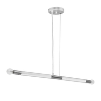 Milagro - Lampa wisząca BASTONE WHITE / CHROME 2xE14