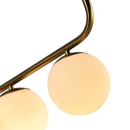 Lampa wisząca Alisa złota 3xE14