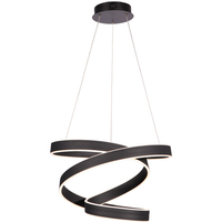 Milagro - Lampa wisząca ANDROMEDA BLACK 100W LED
