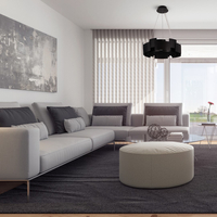 Milagro - Lampa wisząca TORINO BLACK 24W LED