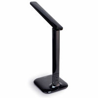Lampka biurkowa LED 5W czarna wielofunkcyjna ściemniana