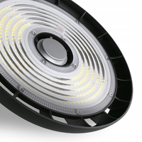 Lampa LED High Bay Oświetlenie Przemysłowe 150W IP65 27000 Lumenów Czarna