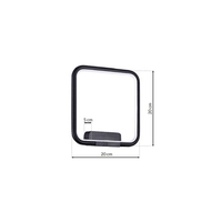 Milagro - KINKIET NIX BLACK 13W LED