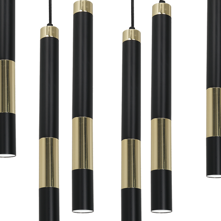 Milagro - Lampa sufitowa DALLAS GOLD 8x miniGU10
