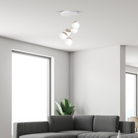 Milagro - Lampa wisząca SFERA WOOD 5xE14