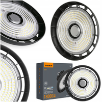 Lampa LED High Bay Oświetlenie Przemysłowe 100W IP65 18000 Lumenów Czarna