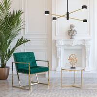 Milagro - Lampa sufitowa CROSS GOLD 4xGX53