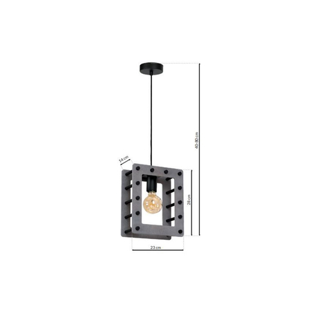 Milagro - Lampa Wisząca THEO 1xE27