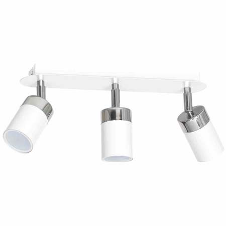 Lampa sufitowa Joker 3xGU10 Biały/Chrom