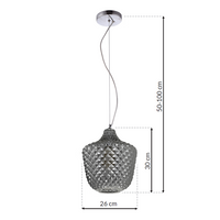 Milagro - Lampa wisząca ORLANDO 1xE27
