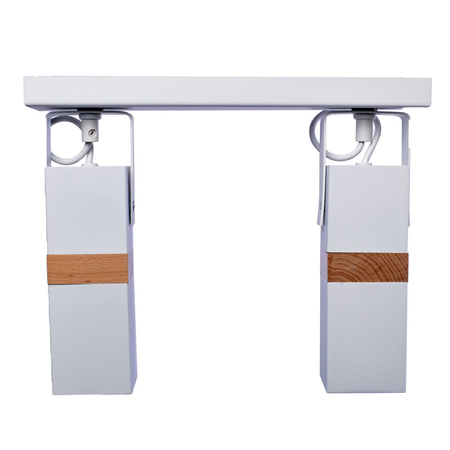 Milagro - Lampa sufitowa VIDAR WHITE 2xGU10