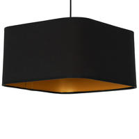 Milagro - Lampa wisząca NAPOLI BLACK/GOLD 1xE27