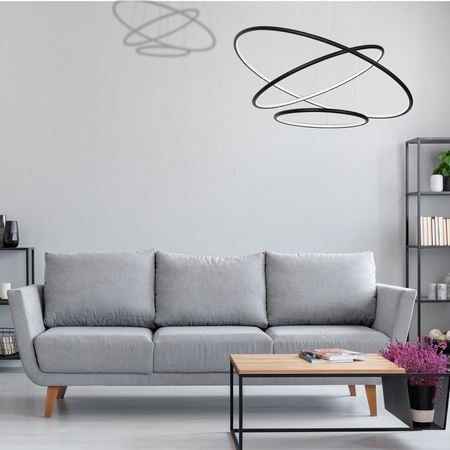 Milagro - LAMPA WISZĄCA ORION BLACK  99W LED