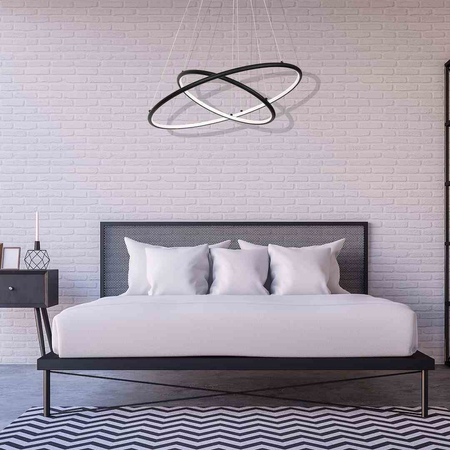 LAMPA WISZĄCA ORION BLACK 53W LED