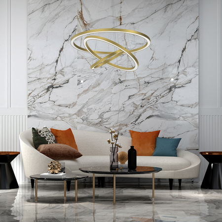 Milagro - Lampa wisząca GALAXIA GOLD 85W LED