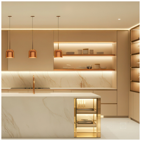 Taśma LED TRAMO 320 COB 50m 3000K 24V IP20 Kobi Premium