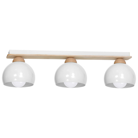 Milagro - Lampa sufitowa DAMA WHITE 3xE27