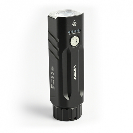 Latarka lampka rowerowa LED Videx 20W 2000lm 5000K IP68 USB + uchwyt