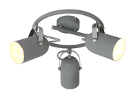 GRAY LAMPA SUFITOWA SPIRALA 3X40W E14 SZARY