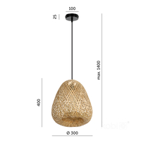 Lampa wisząca BOHO BEIRUT 1xE27 Kobi Design