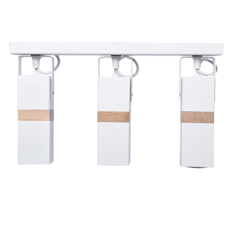 Milagro - Lampa sufitowa VIDAR WHITE 3xGU10