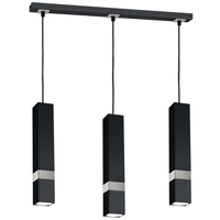 Milagro - Lampa wisząca VIDAR BLACK/CHROME 3xGU10