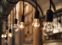 Eko-Light - GIRLANDA PROFESJONALNA IP44 CZARNA 10M + HAK KOŃCOWY