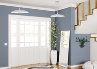 LAMPA WISZĄCA LUND 1 BIAŁY 114x34x34