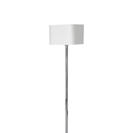 Milagro - Lampa stojąca NAPOLI WHITE/CHROME 1xE27
