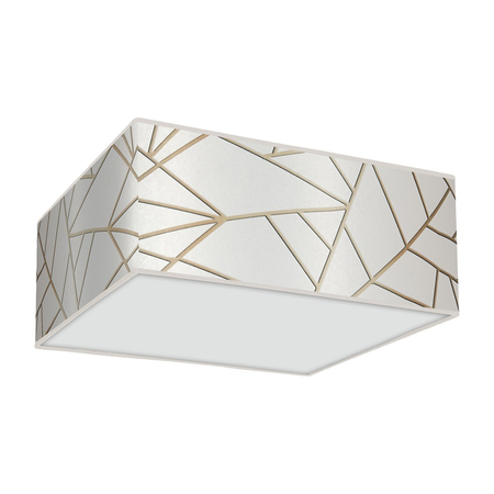 Milagro - Lampa sufitowa ZIGGY WHITE White/Gold 3xE27