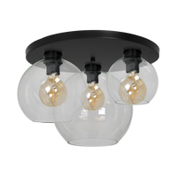 Milagro - Lampa sufitowa SOFIA CLEAR 3xE27
