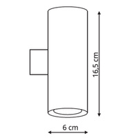 Torre kinkiet biały LP-108/1W WH