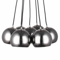 Lampa wisząca Punto grafitowa 7xE14