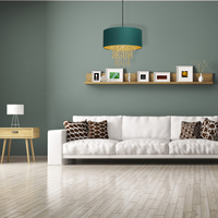 Milagro - Lampa wisząca ALMERIA GREEN/GOLD 1xE27