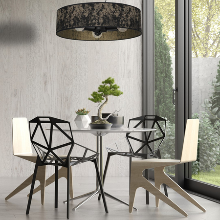 Milagro - Lampa Wisząca SATINO GOLD 3xE27